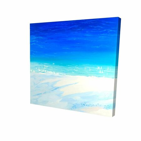 BEGIN HOME DECOR 32 x 32 in. Satellite View of the Ocean-Print on Canvas 2080-3232-TV9